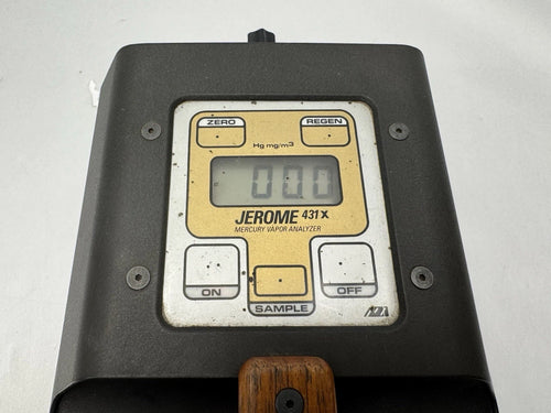 Jerome 431-X Mercury Vapor Analyzer Hg Messgerät mit Koffer &amp; Zubehör